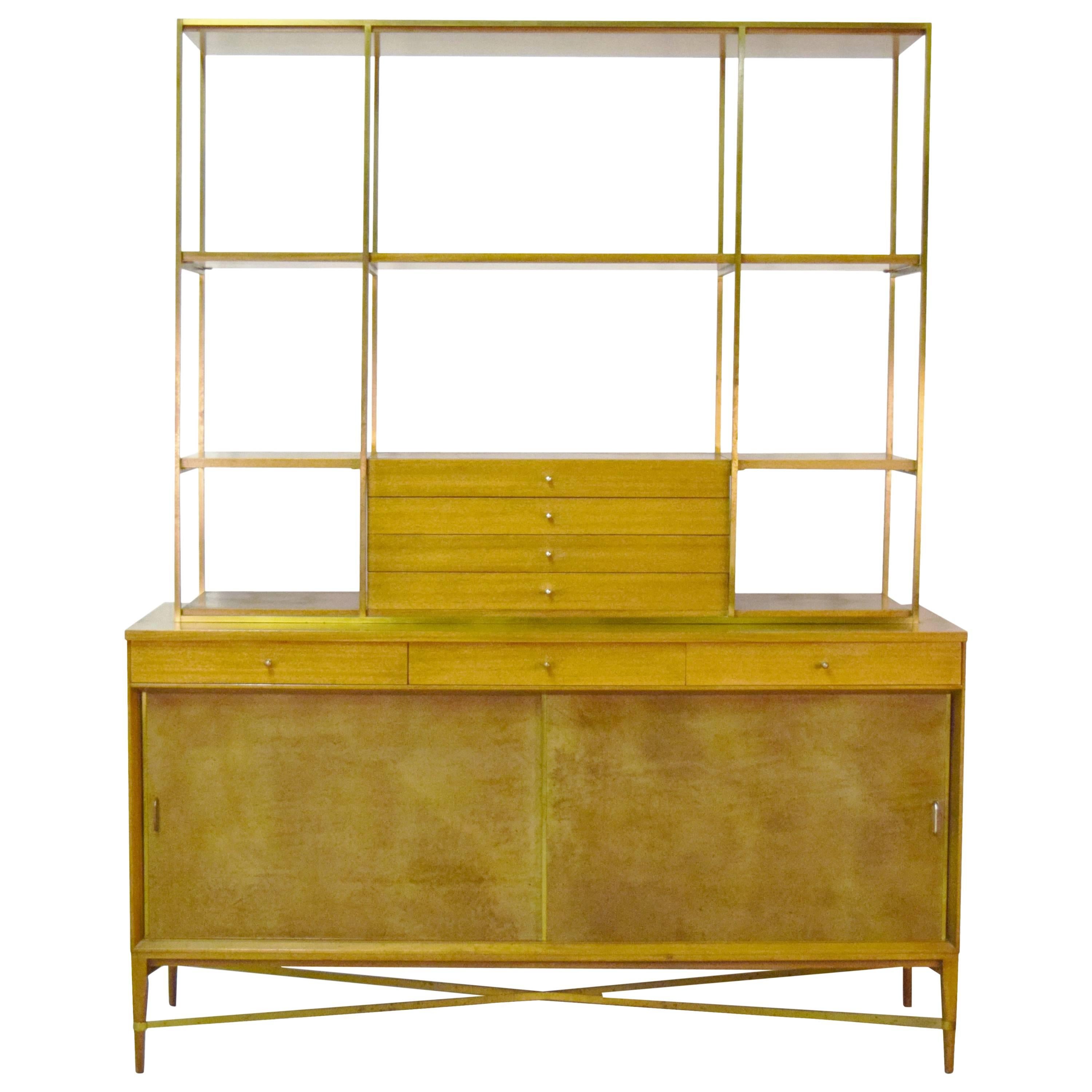 Paul McCobb Calvin Group Two-Piece Sideboard Display