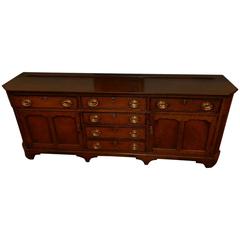 Antique Oak Inlaid Sideboard