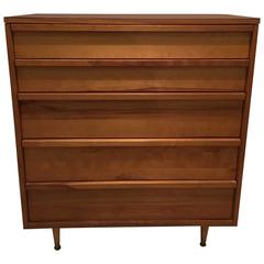 Florence Knoll Style Five-Drawer Chest