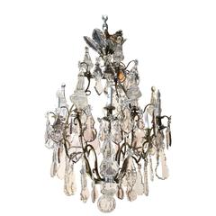 Six-Light Rock Crystal Chandelier 2