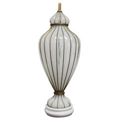 Venetian Glass Lamp by Marbro Lamp Company 