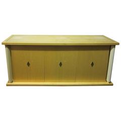 Used Fine Italian Bird
s-Eye Maple Side Cabinet