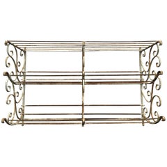 Antique Large Wrought Iron Boulangerie Rack, French, circa 1900