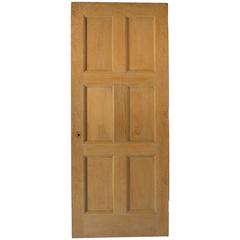 Solid Oak Recessed Panelled Door, circa 1926 12