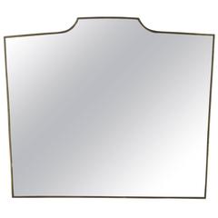 Retro Large Mid-Century Modern Italian Mirror
