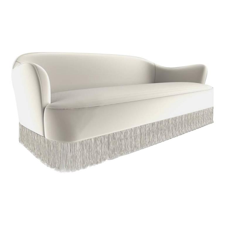 Gilda Fringe Sofa Designed by Lorenza Bozzoli for Spazio Pontaccio For