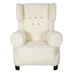 Large Wingback Lounge Chair