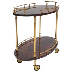 Aldo Tura Petite Bar Cart or Side Table