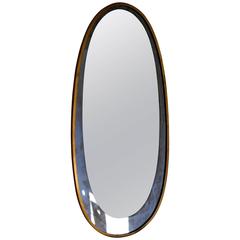 1940s Italian Mirror in the Style of Gio Ponti
