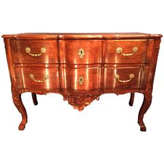 Antique French 18th Century Walnut Commode by Pierre Hache, Grenoble, circa 1740