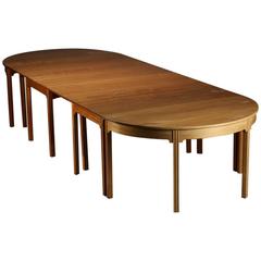 Kaare Klint Solid Mahogany Table Made by Rud Rasmussen, 1939-1942