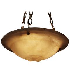 French Alabaster Chandelier