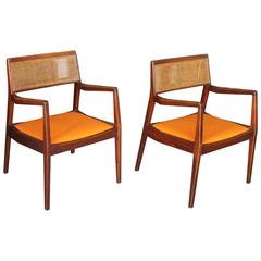 Pair of Jens Risom Armchairs