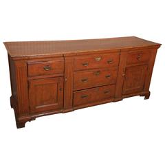 18th Century Georgian Pine Dresser in original Iron Oxide Paint 9