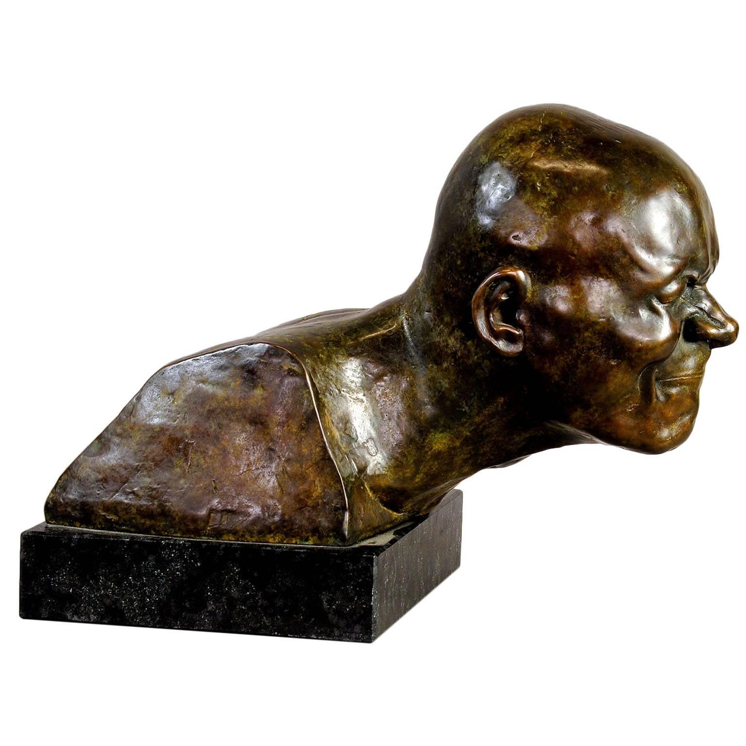 Bronze Bust "The Smeller" after Franz Xaver Messerschmidt