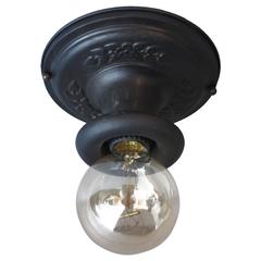 1920s Single Light Ceiling Mount