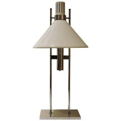 1970s Architectural Table Lamp by Robert Sonneman