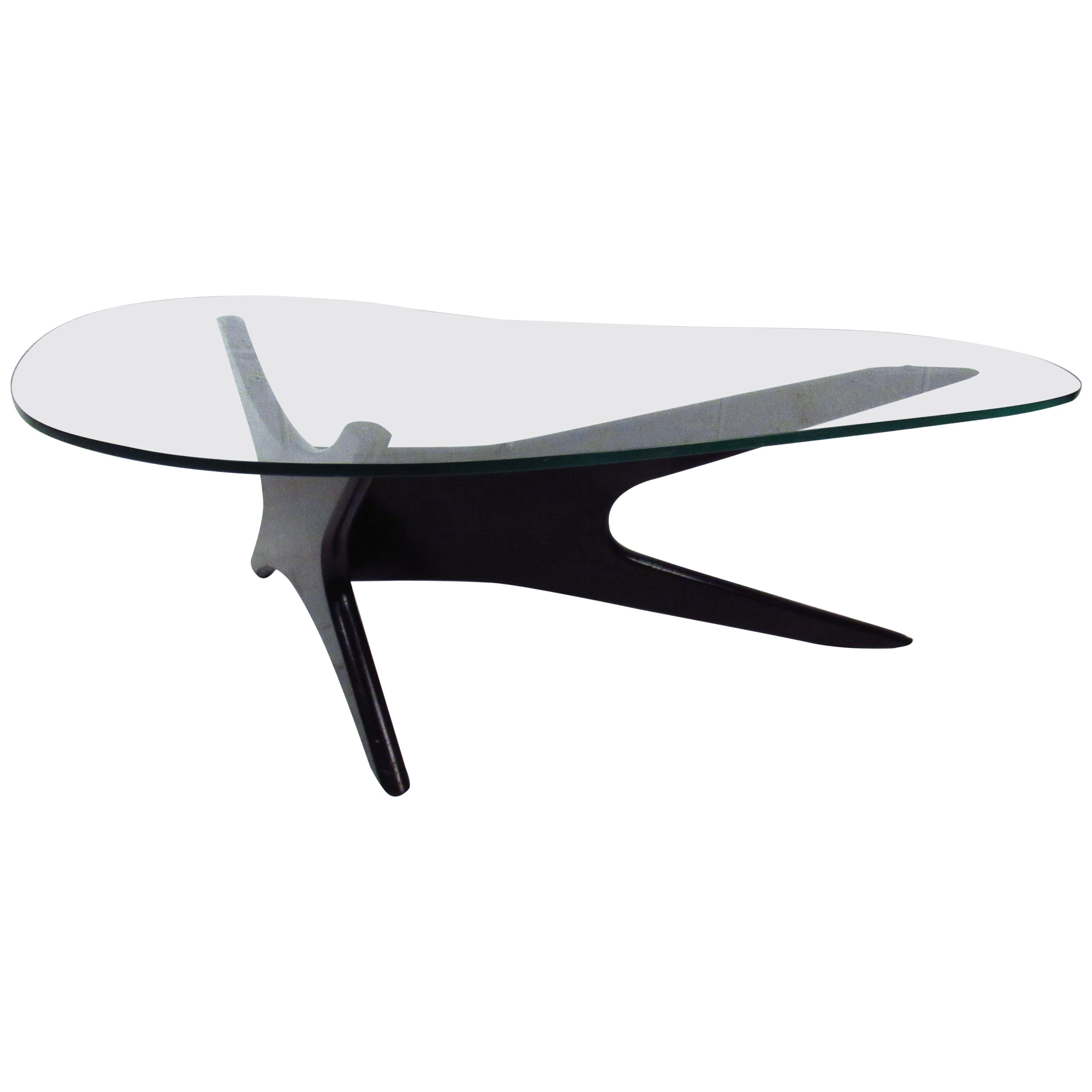 Asymmetric MarbleTop Coffee Table by Adrian Pearsall For Sale at 1stDibs