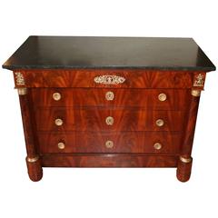 First Empire Mahogany French Chest of Drawers