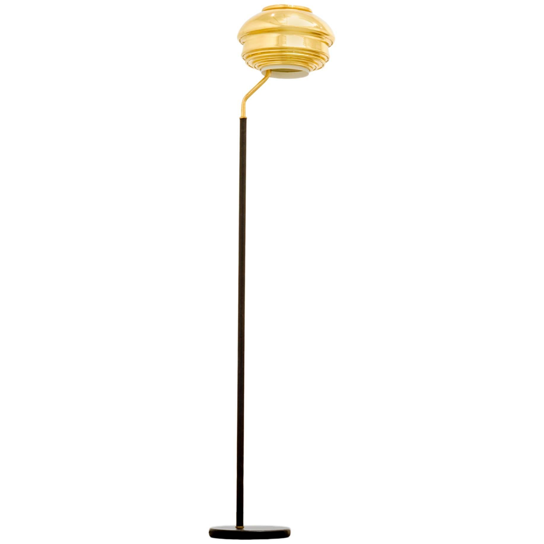 Alvar Aalto Brass Floor Lamp