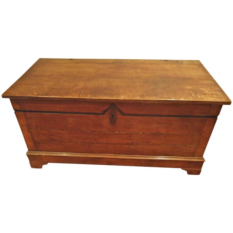 Wonderful Large Antique Walnut Blanket Chest at 1stDibs