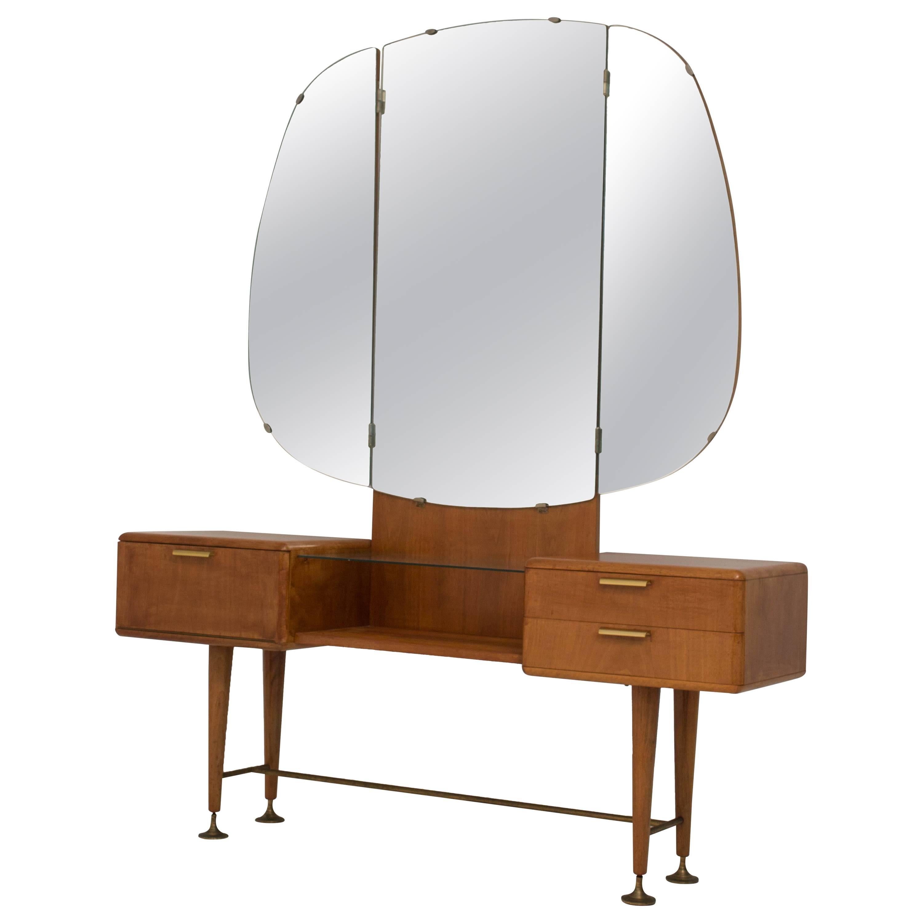 Rare Mid-Century Modern Vanity or Dressing Table by A.A. Patijn for Zijlstra