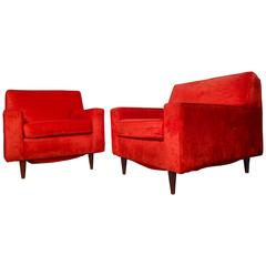 Large Midcentury Paul McCobb Style Armchairs 7