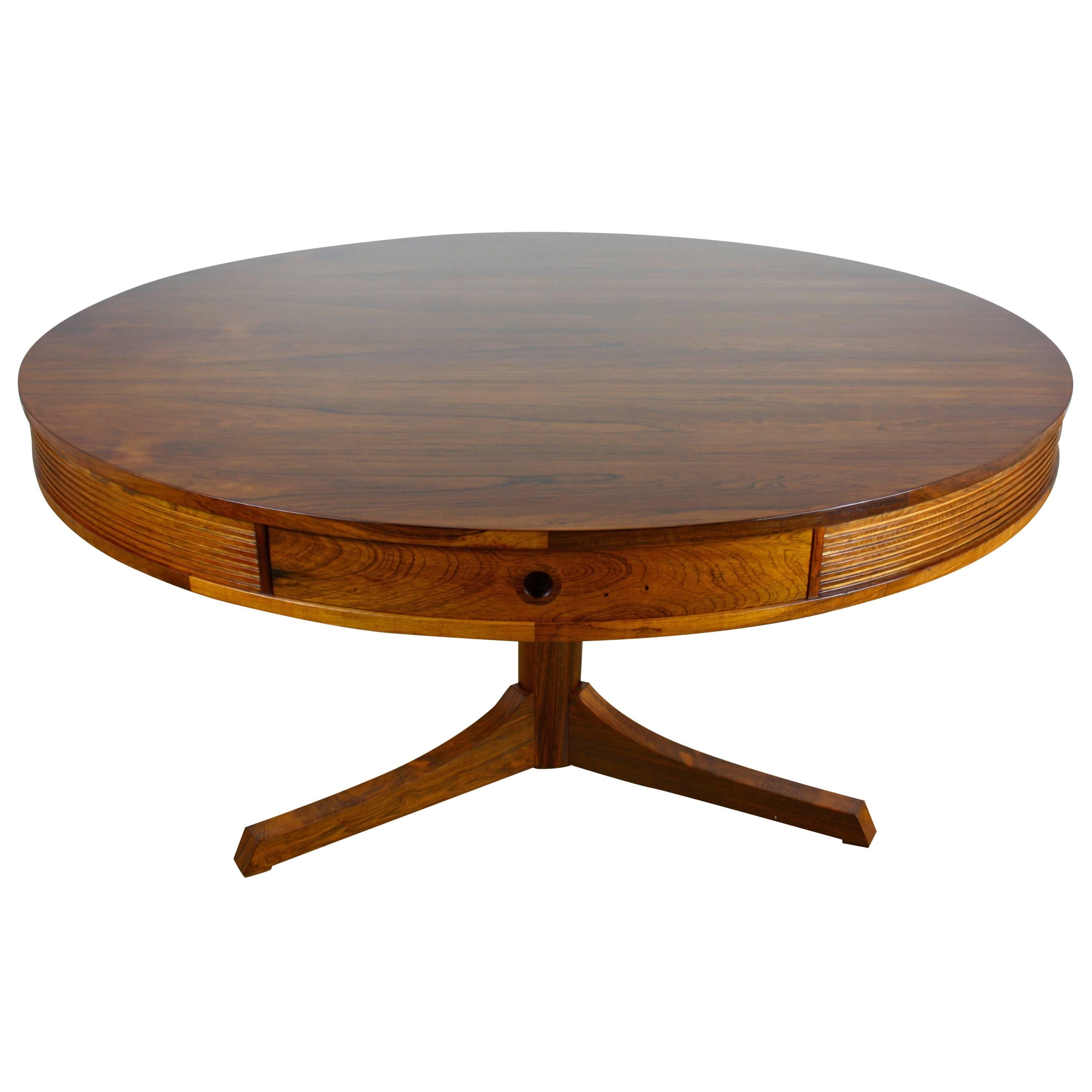 Robert Heritage Rosewood Drum Table