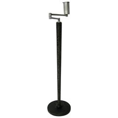 Moderne Cerused Oak Articulated Floor Lamp 10