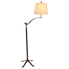 French Mid-Century Adjustable Floor Lamp