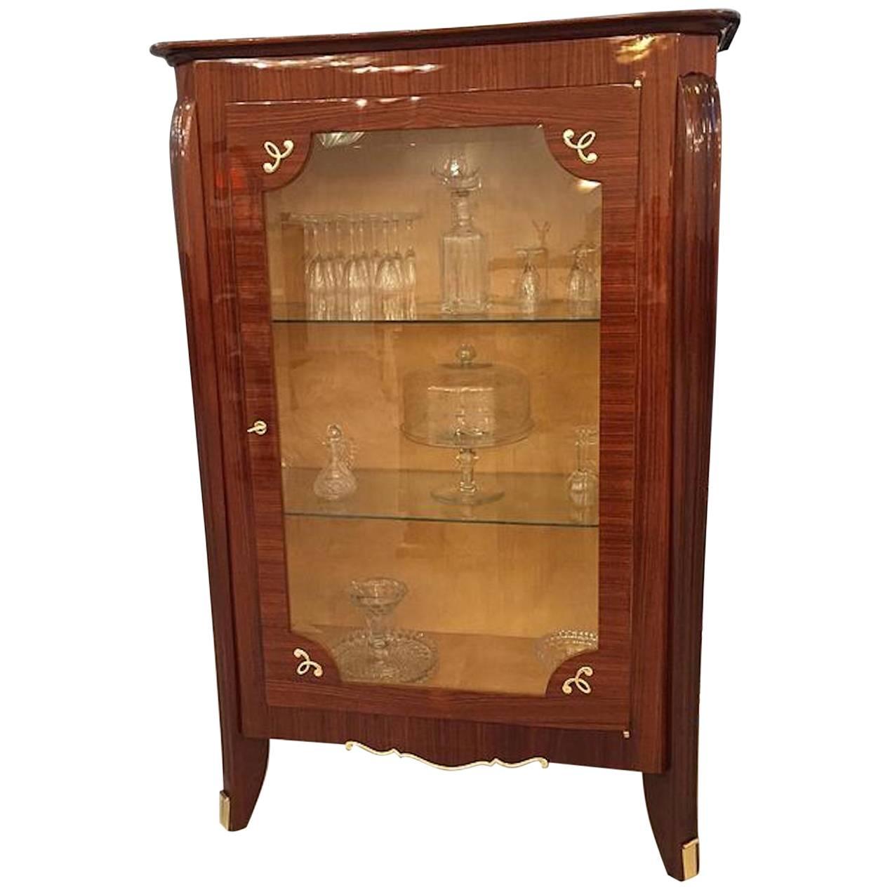 French Art Deco Vitrine, Display Cabinet For Sale