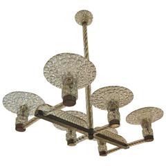 Murano Glass Chandelier by Barovier e Toso 10