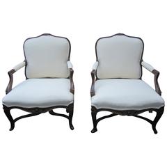 Pair of 19th Century Louis XVI Style Fauteuils 6