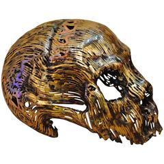'Golgotha' Skull Sculpture by Romain de Souza, France, 2015