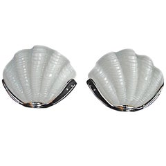 Pair of Art Deco Shell Sconces