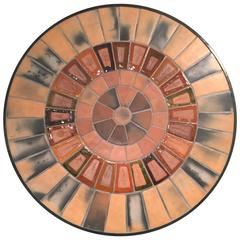 Vintage Ceramic Wall Panel, Table by Roger Capron 9