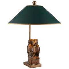 Foundry Bronze Model of an Egypt Baboon Mounted as a Lamp