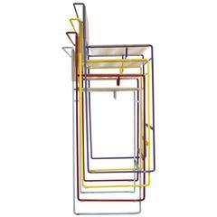 Quatre tabourets de bar Spaghetti des années 1970 par Giandomenico Belotti