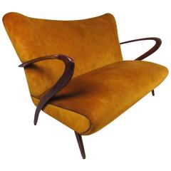 Midcentury Italian Settee in the Manner of Paolo Buffa 6