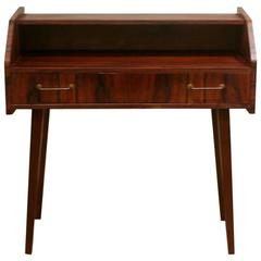 Vintage Danish Rosewood Side Table with Drawer