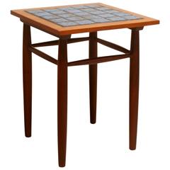 Vintage Danish Teak and Tile Table