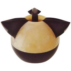 Iconic English Art Deco Bakelite "Tennis Ball" Ashtray by Roanoid Ltd for Roxon 9