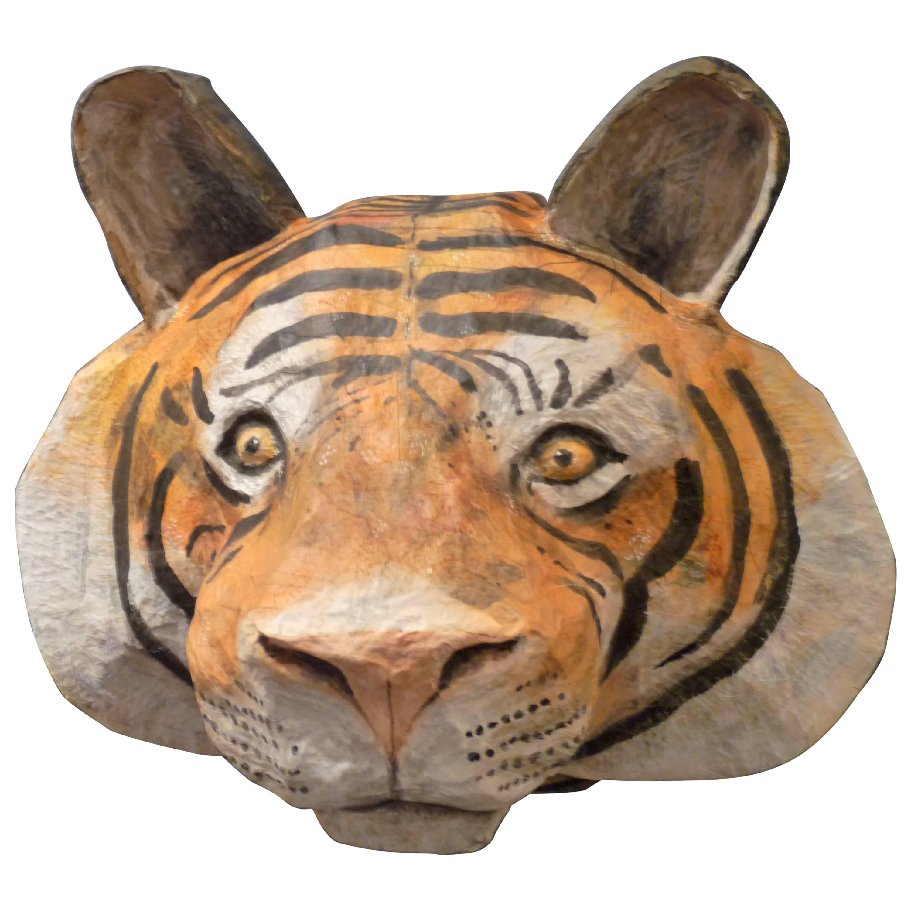 Paper Mache Tiger For Sale