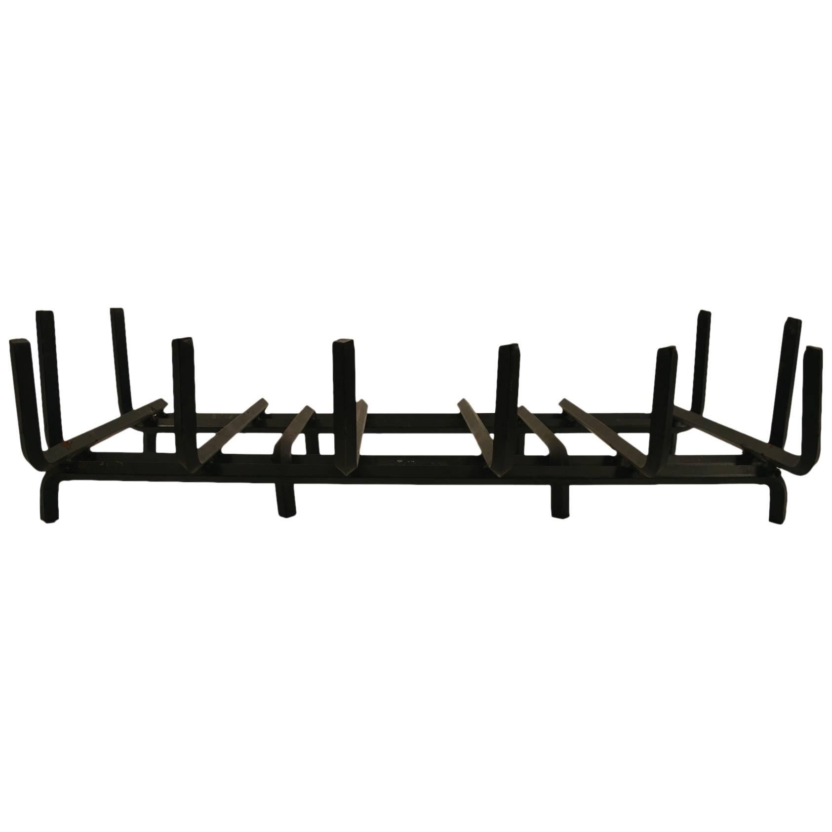 Extra-Large Iron Fireplace Grate Insert