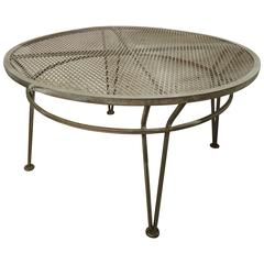 Midcentury Russell Woodard Sculpted Metal Coffee Table