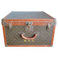 Rare Louis Vuitton Monogram Travel Case, 1940s, Vichy, France 5