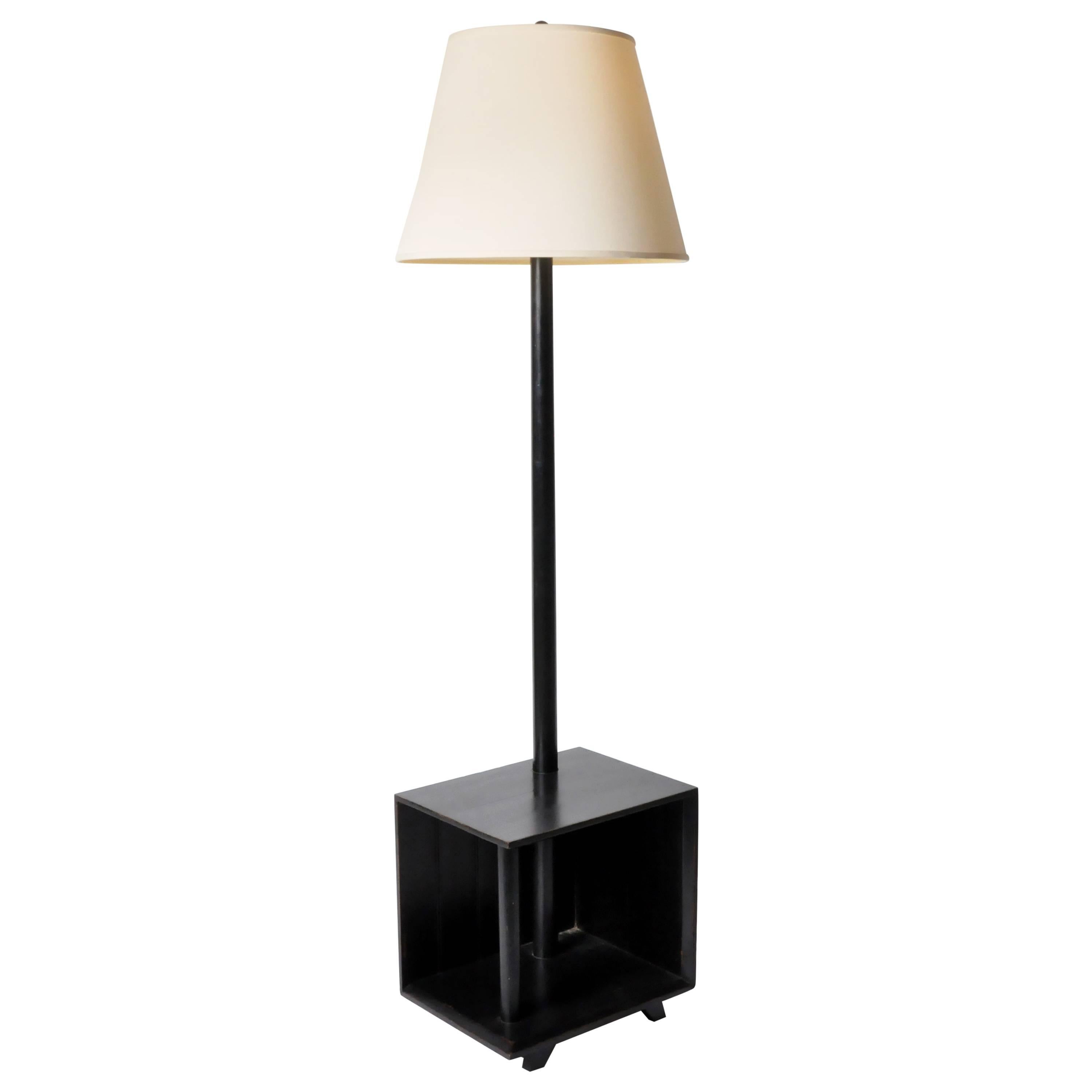 Modern Side Table Floor Lamp