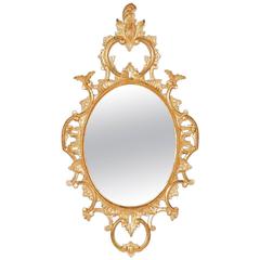 Oval Mirror in the George III Chippendale manner 6