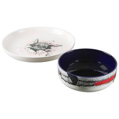 Pair of Ceramic Centerpieces by Emilio Scanavino for Cedit 3