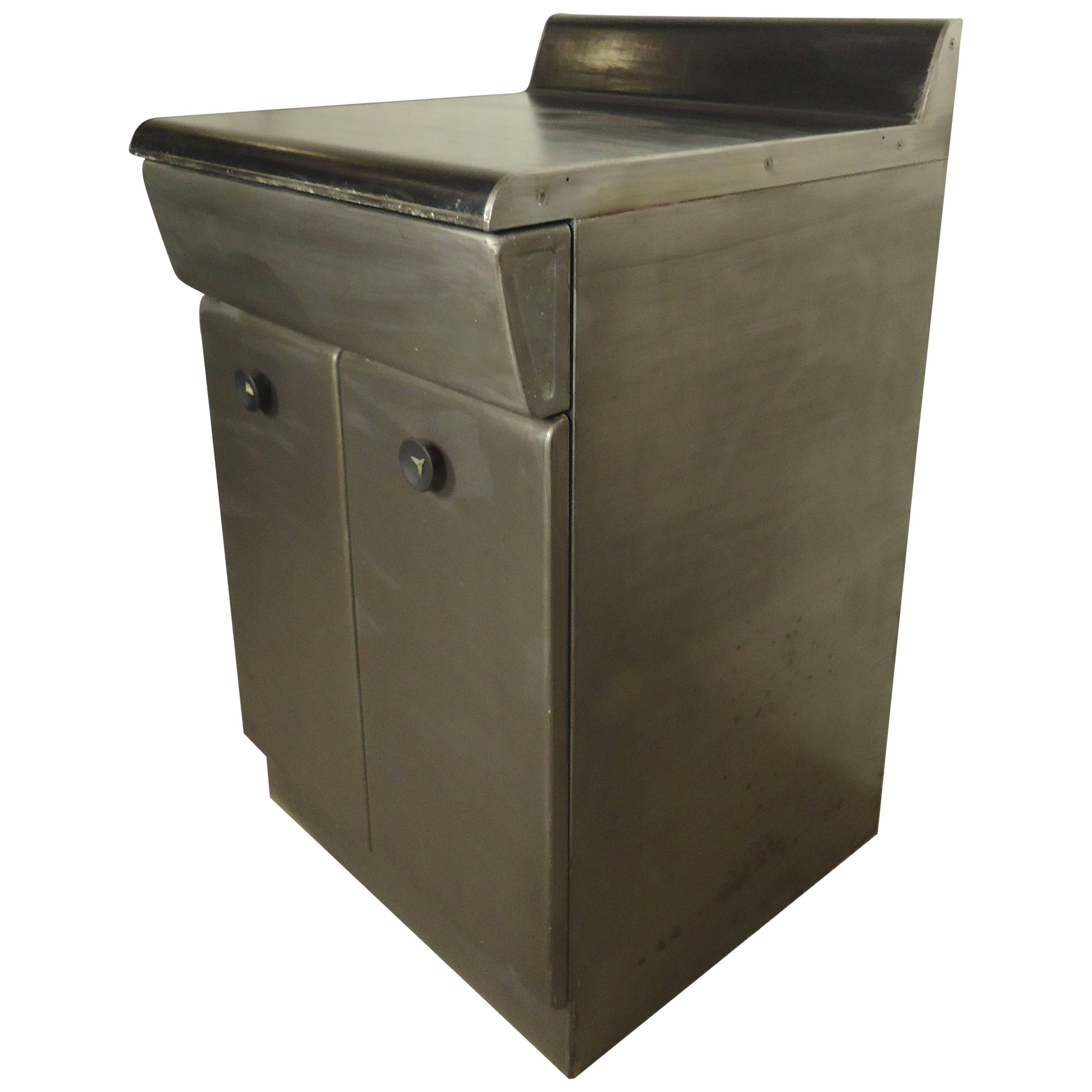 Rare Antique Metal Ice Box at 1stdibs